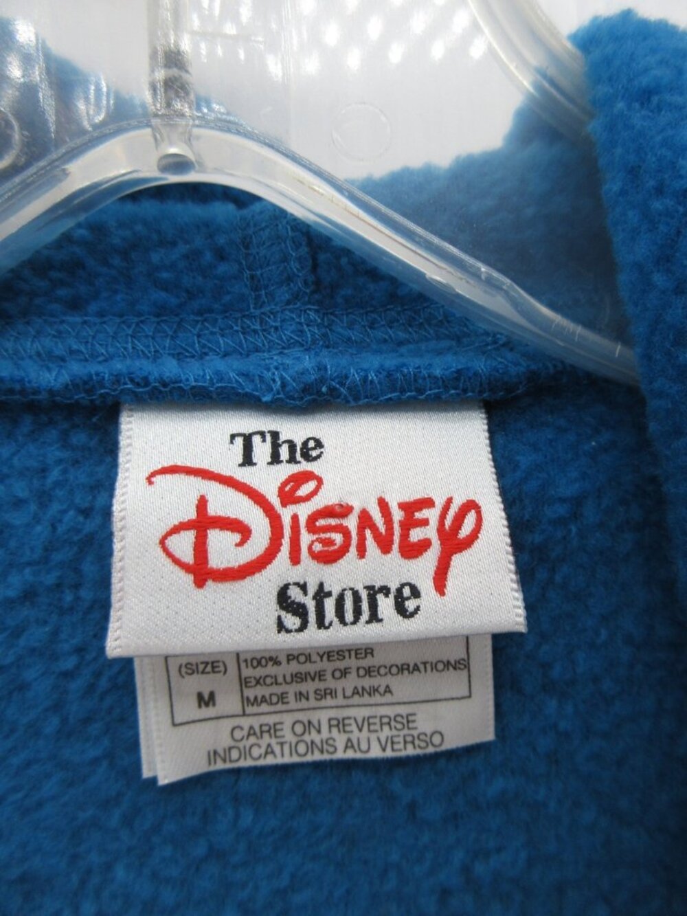 VTG Disney Sweatshirt Medium Seven Dwarfs Fleece Embroidered Hoodie - Picture 8 of 11
